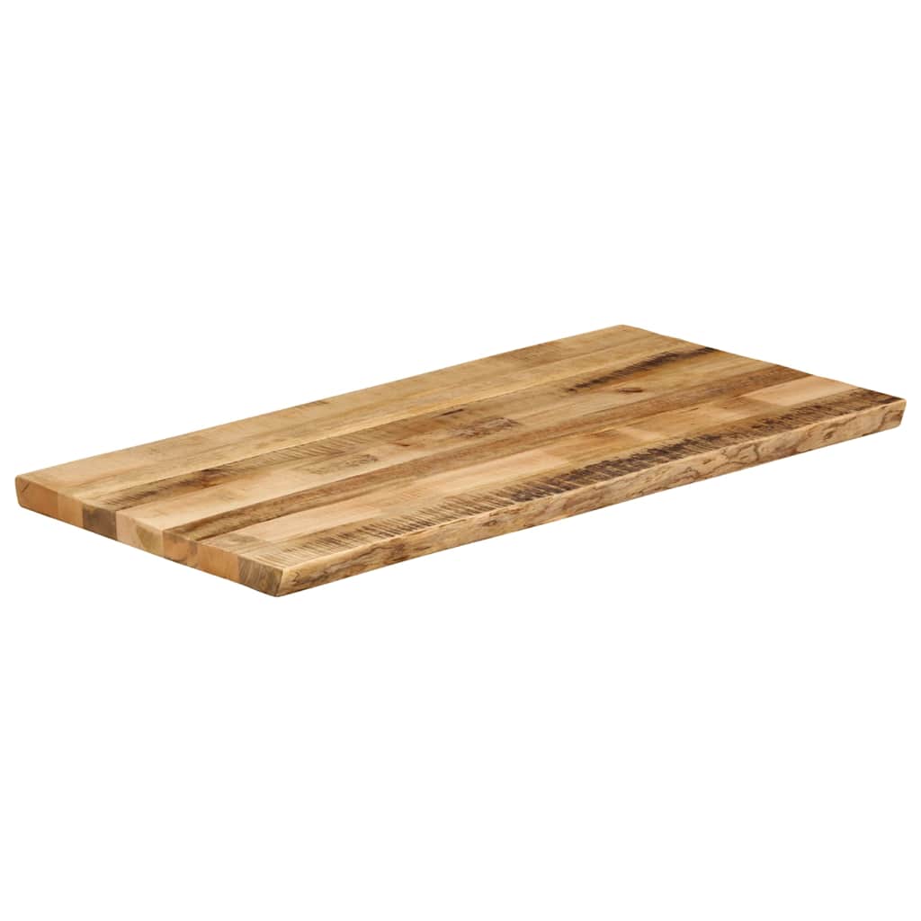 Tampo de mesa c/borda viva 100x60x3,8cm mangueira áspera maciça