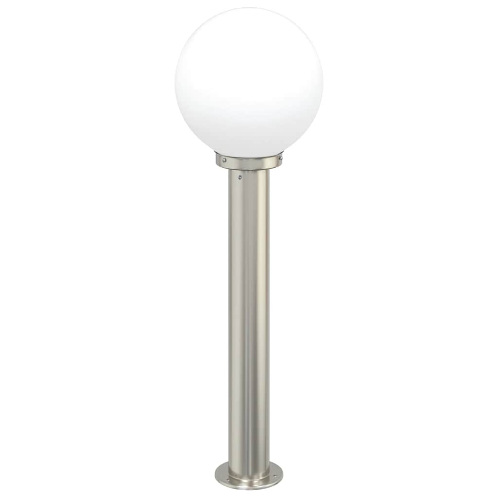 Luminária de poste 80 cm em aço inoxidável IP44