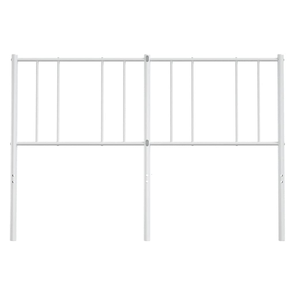 Cabeceira de substituição 160 cm metal branco