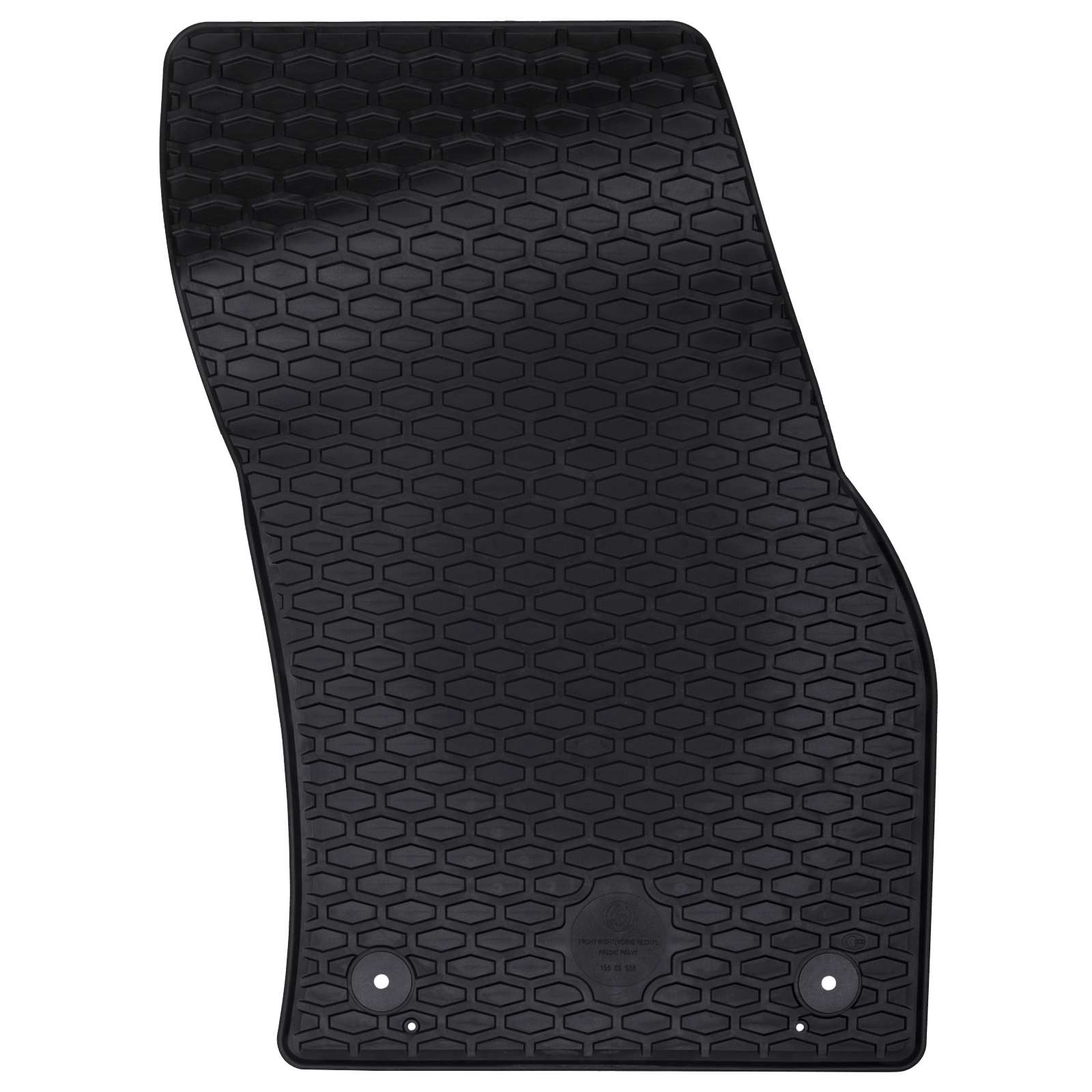 Tapete de carro 2 unid. adequado para vw caddy 2020- borracha