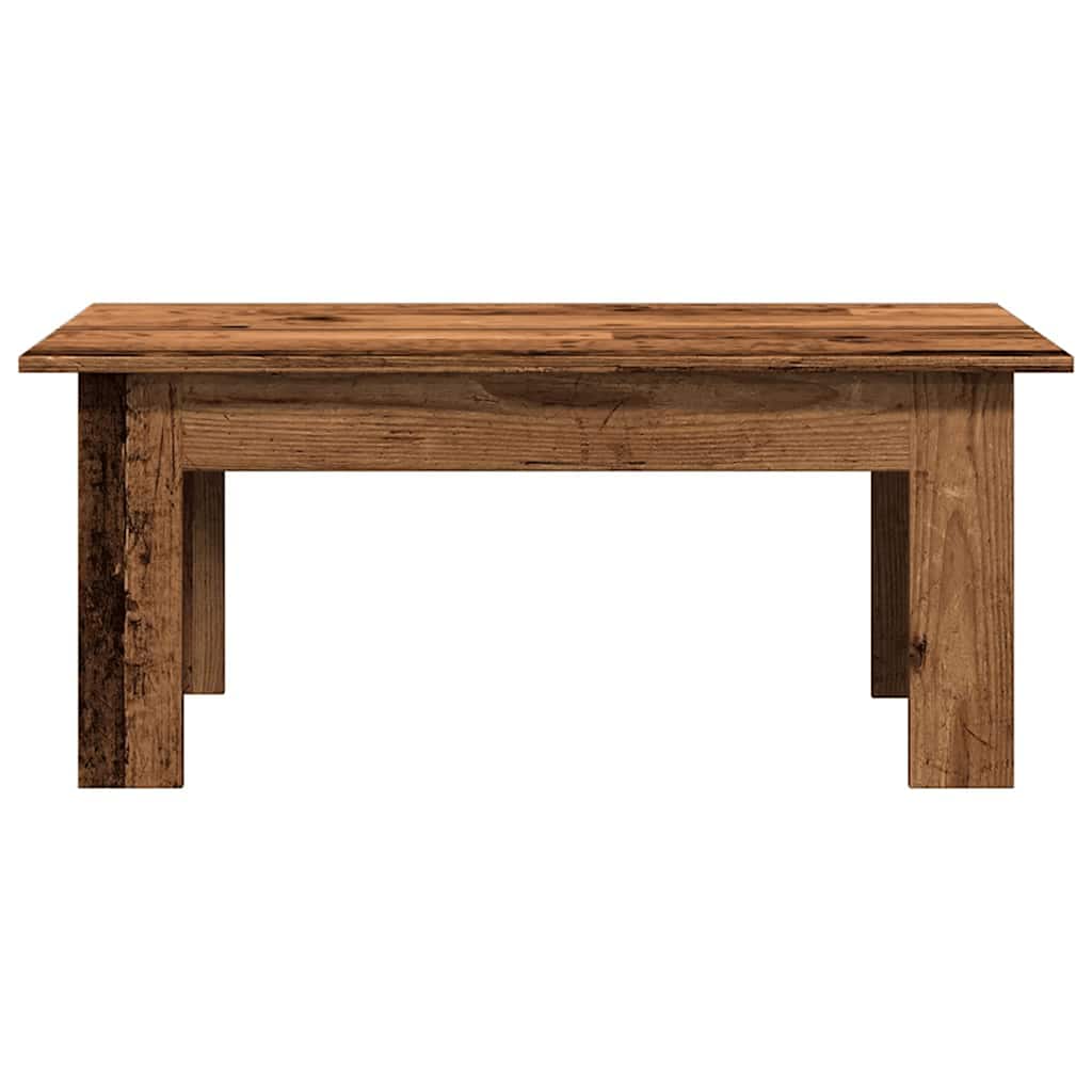 Mesa de centro 100x60x42 cm derivados de madeira madeira velha