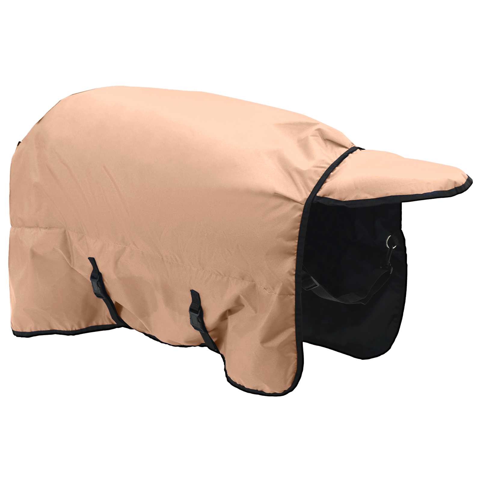 Cobertor de cavalo cappuccino 115 cm poliéster