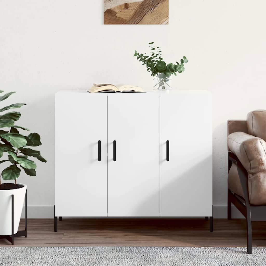 Aparador 90x34x80 cm derivados de madeira branco