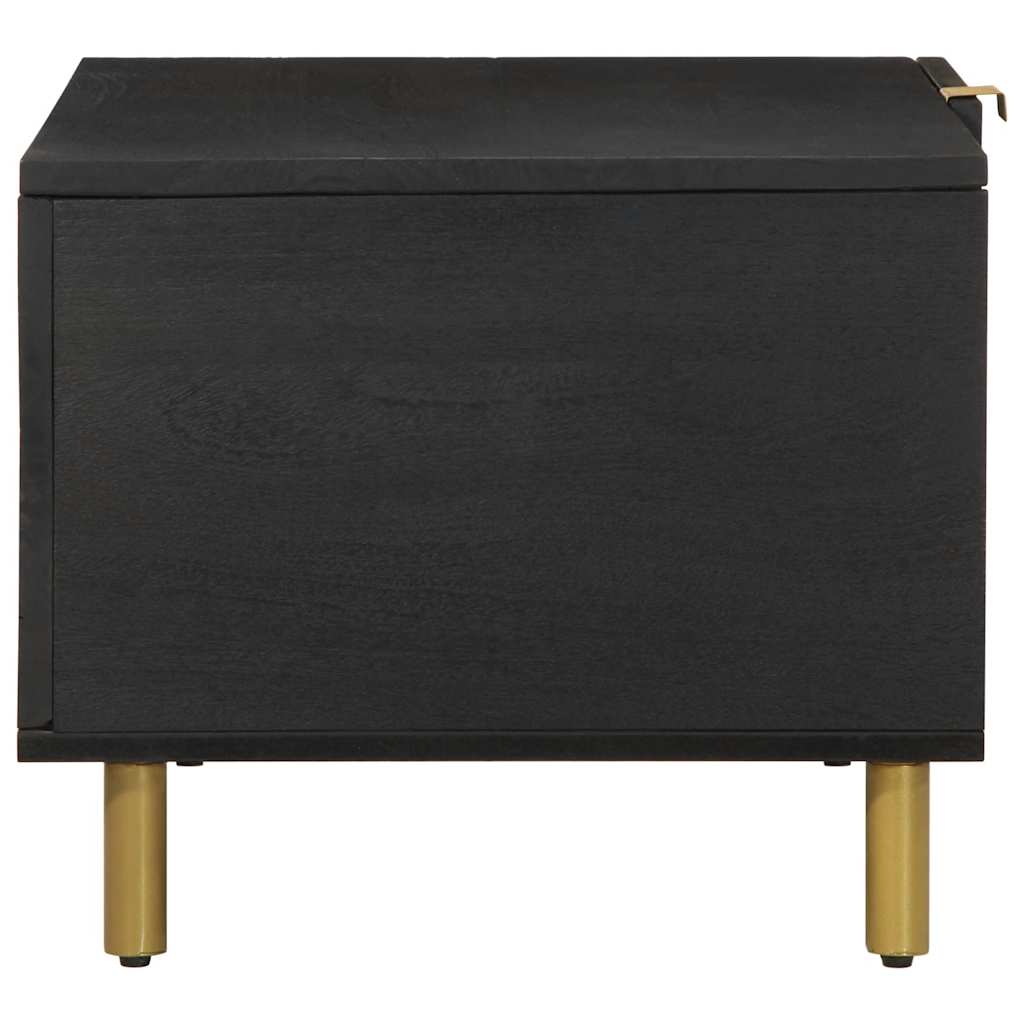 Mesa de centro 80x50x40 cm derivados de madeira preto