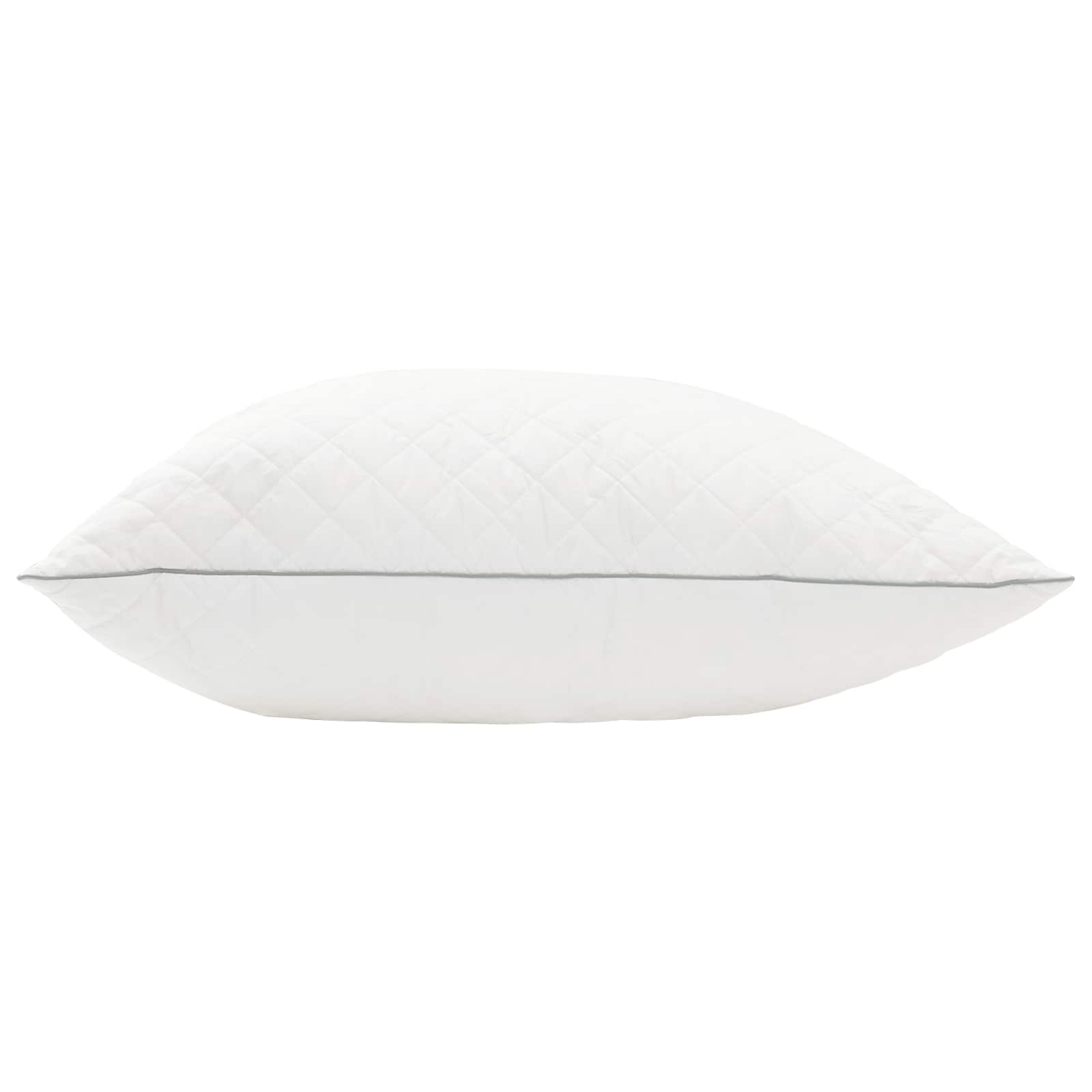 Almofada fulda 50 x 50 cm 100% plumas de ganso e penas branco