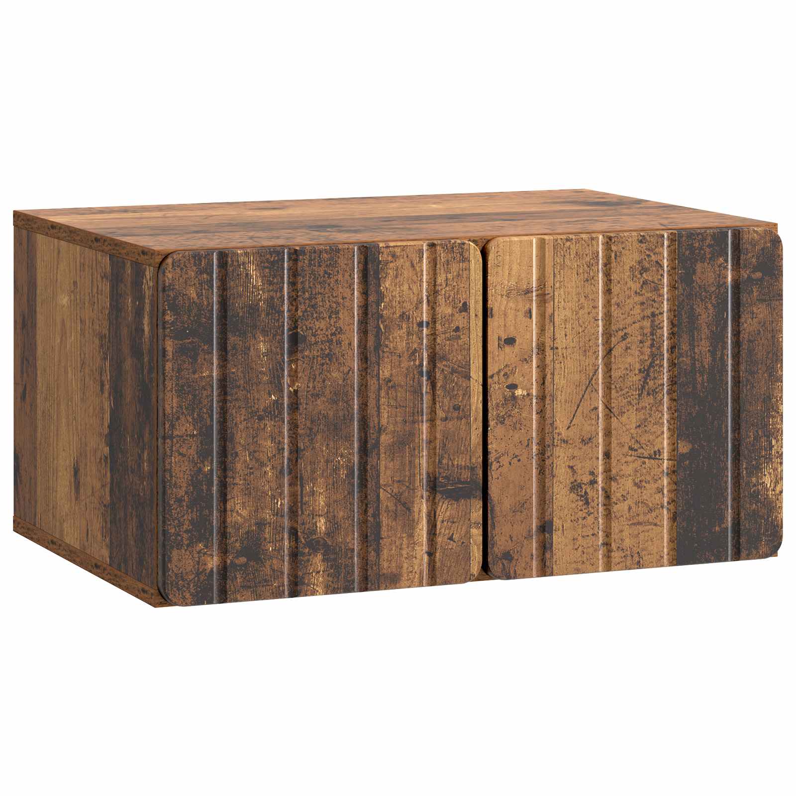 Gabinete de TV de parede 59,5 x 41 x 30 cm madeira antiga