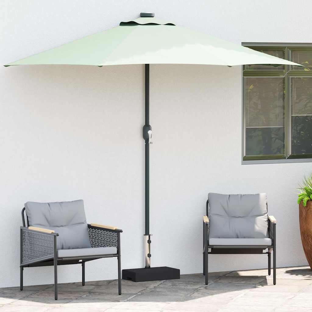 Base de guarda-sol retangular granito 25 kg preto