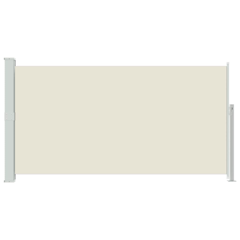 Toldo lateral para pátio/terraço 160 x 300 cm cor creme