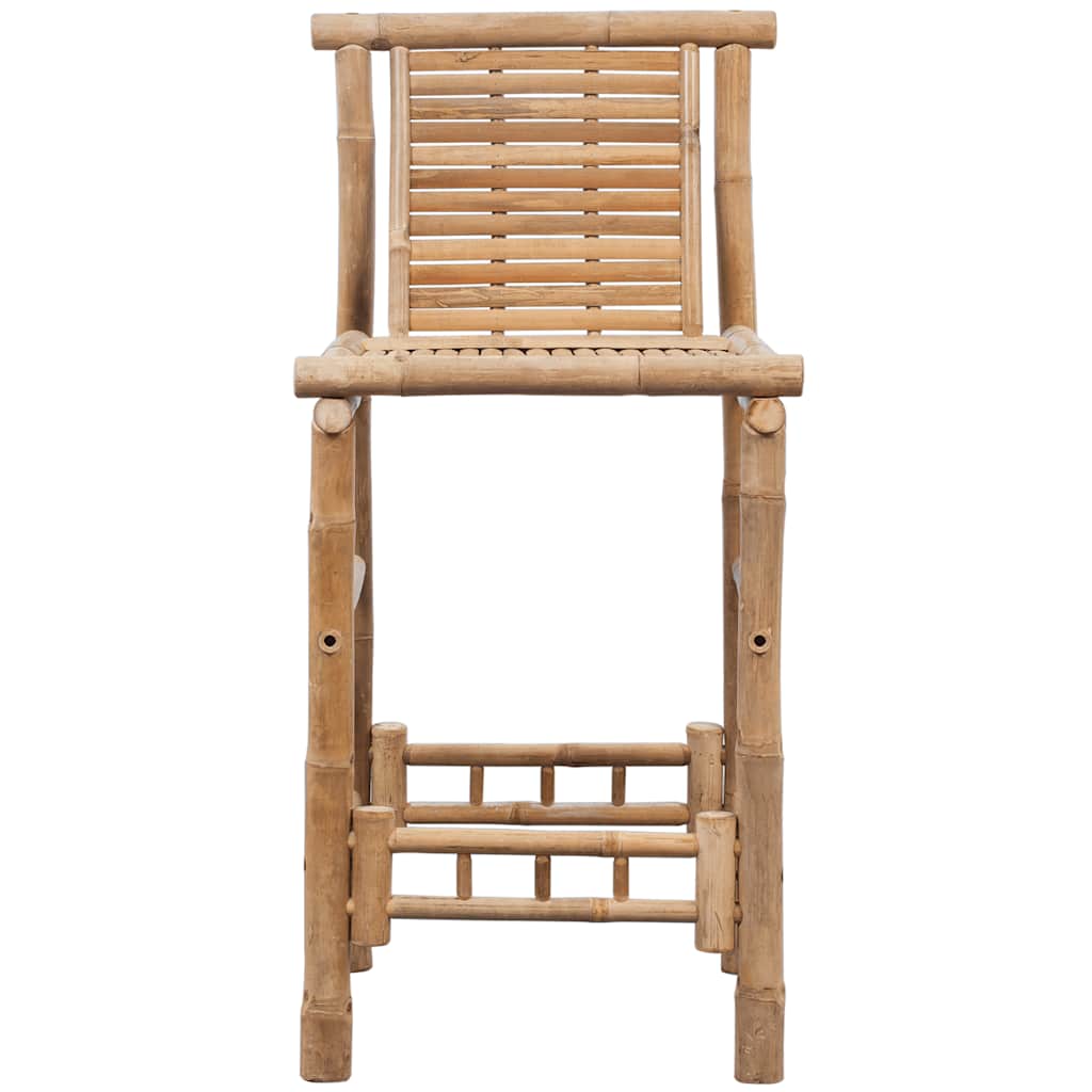 Bancos de bar 2 pcs bambu