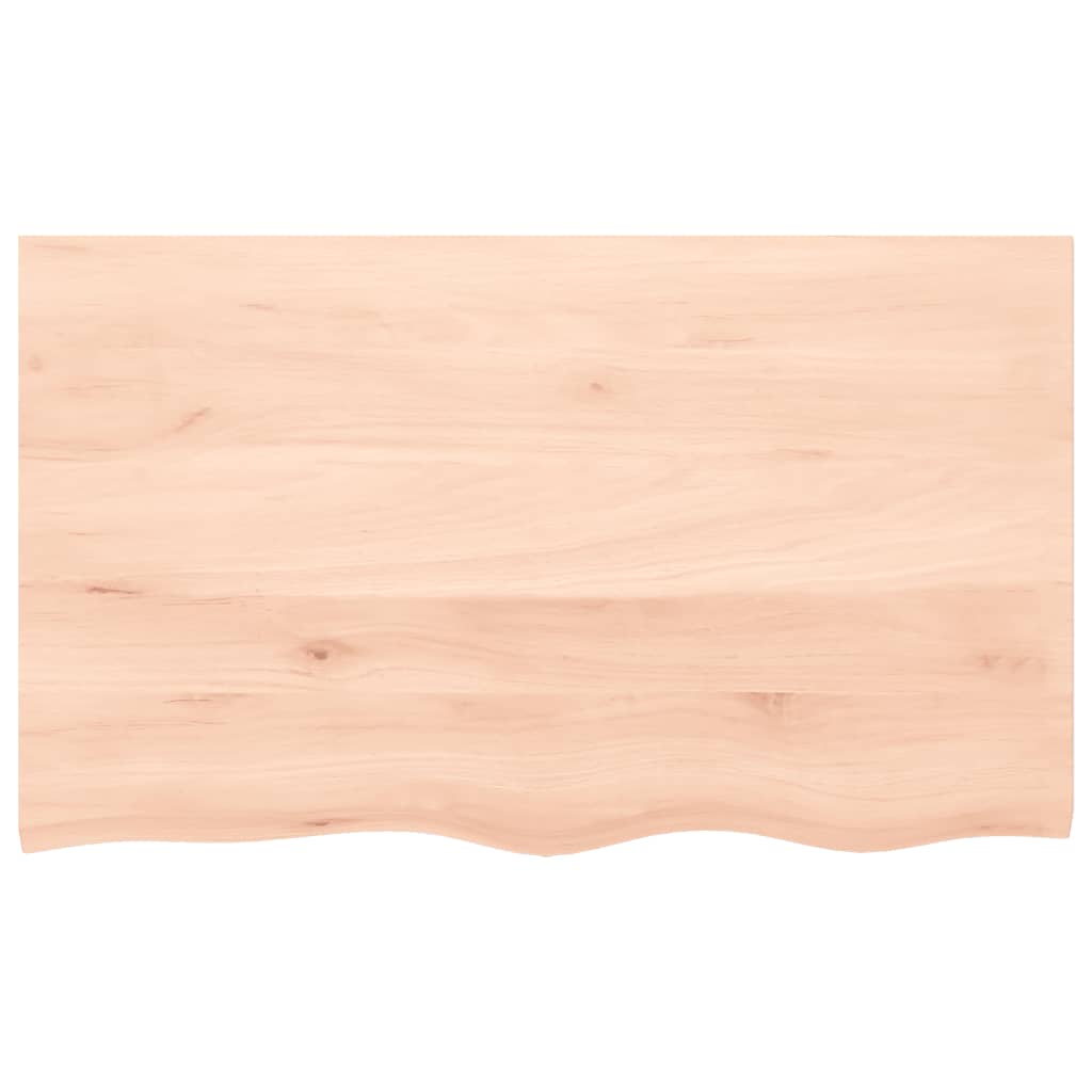 Prateleira de parede 100x60x(2-4)cm carvalho maciço não tratado