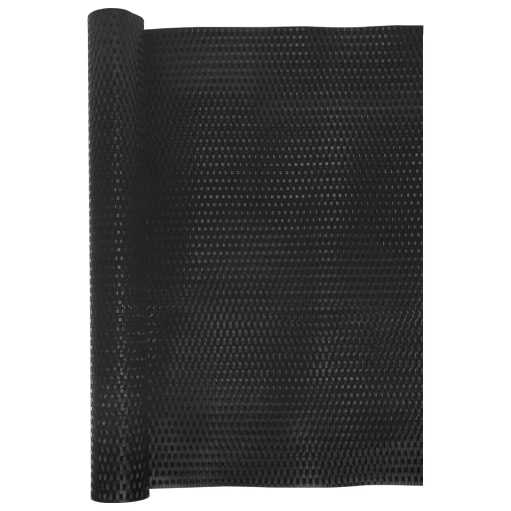 Tela de varanda 600x80 cm vime PE preto
