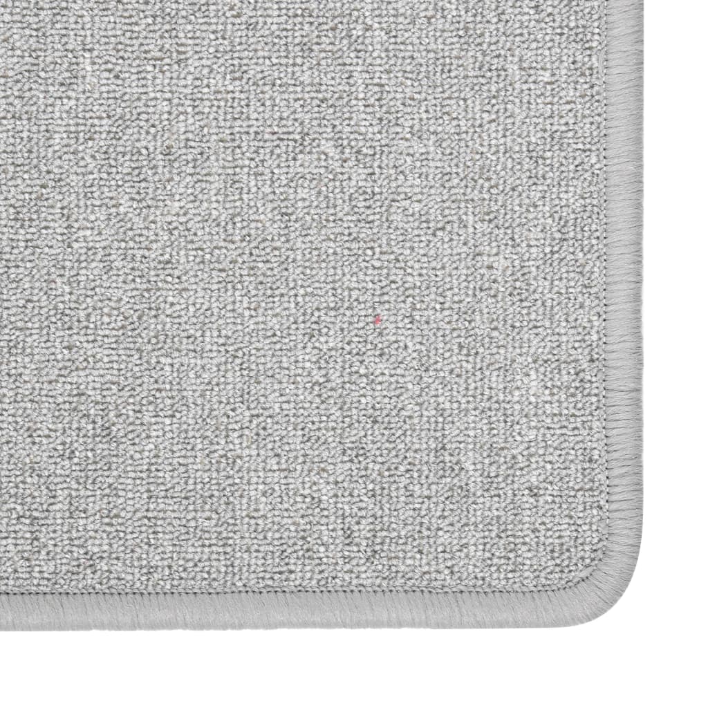 Tapete/passadeira 50x250 cm cinzento-claro
