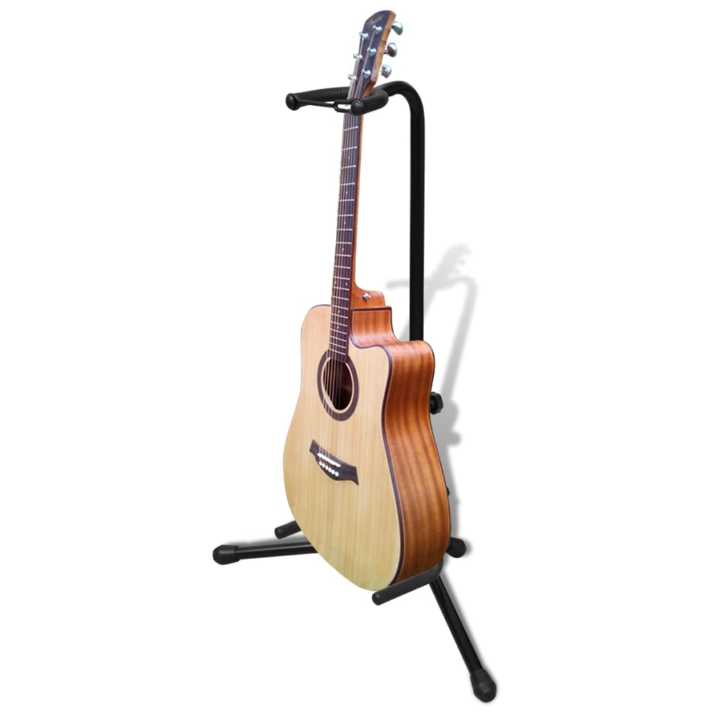 Suporte individual para guitarra, ajustável, dobrável