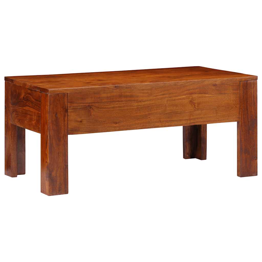 Mesa de centro 90x50x40 cm madeira de acácia maciça