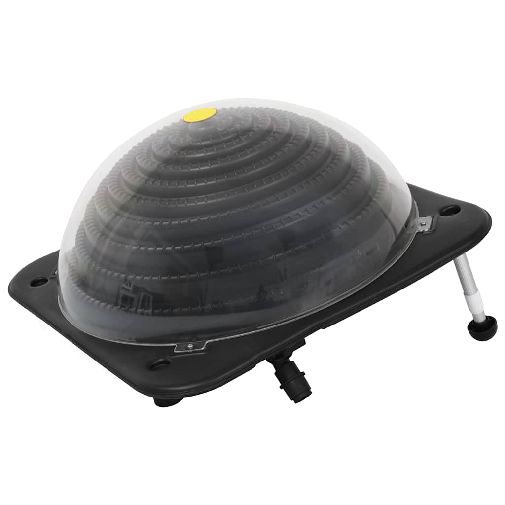 Aquecedor de piscina solar 75x75x36 cm alumínio pead
