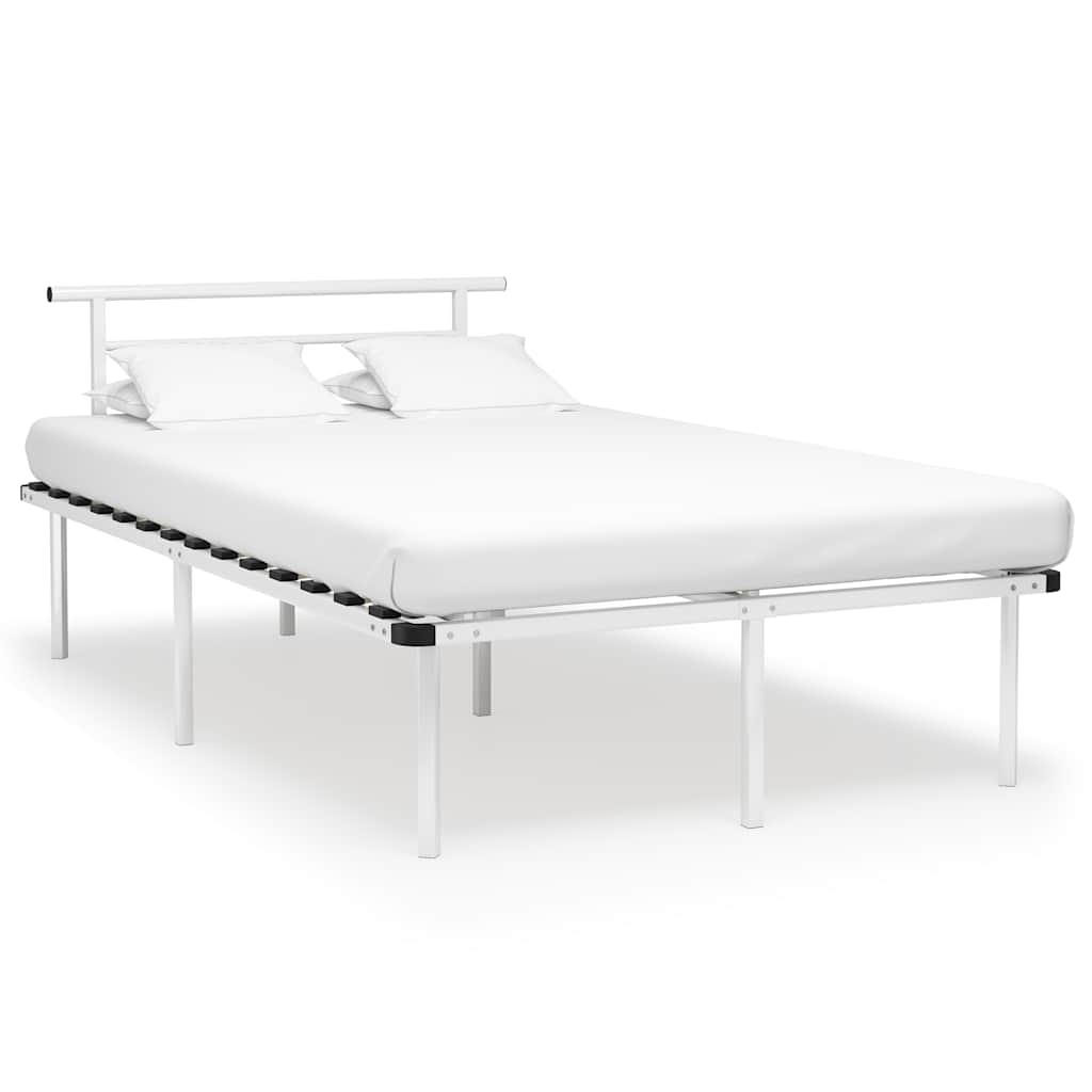 Estrutura de cama 120x200 cm metal branco