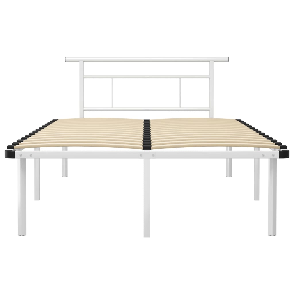 Estrutura de cama 120x200 cm metal branco
