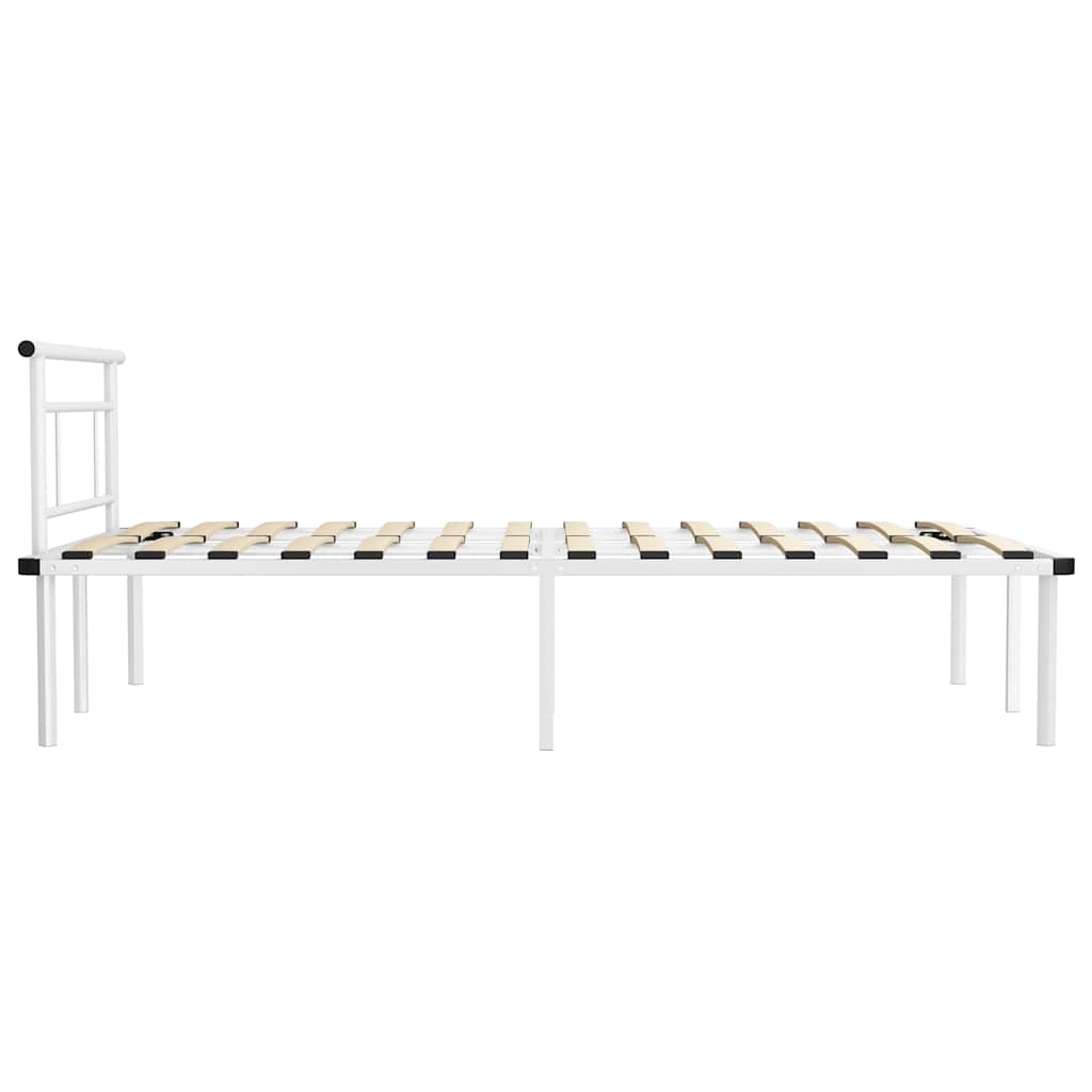 Estrutura de cama 120x200 cm metal branco