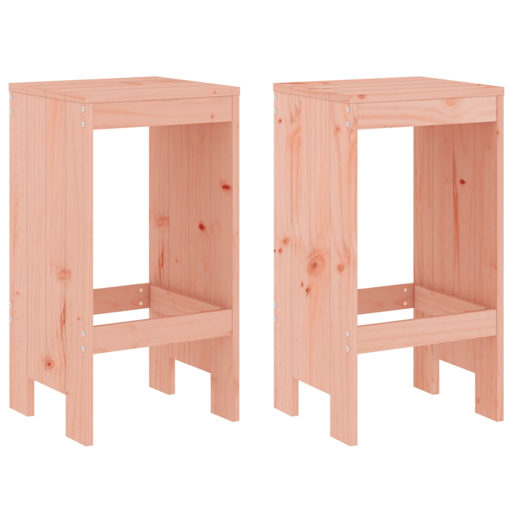 3 Pcs conjunto de bar para jardim madeira de douglas maciça