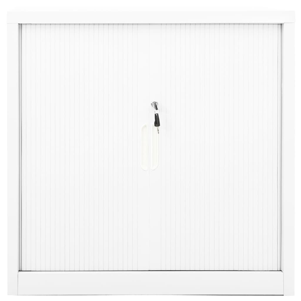 Armário com porta deslizante aço 90x40x90 cm branco