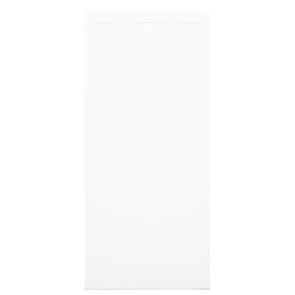 Armário com porta deslizante aço 90x40x90 cm branco