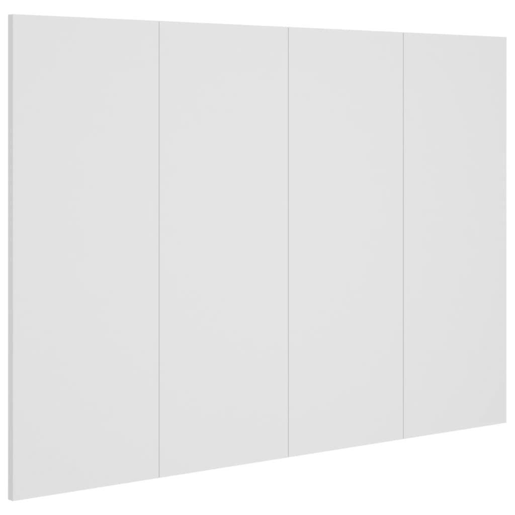 Cabeceira de cama 120x1,5x80 cm derivados de madeira branco