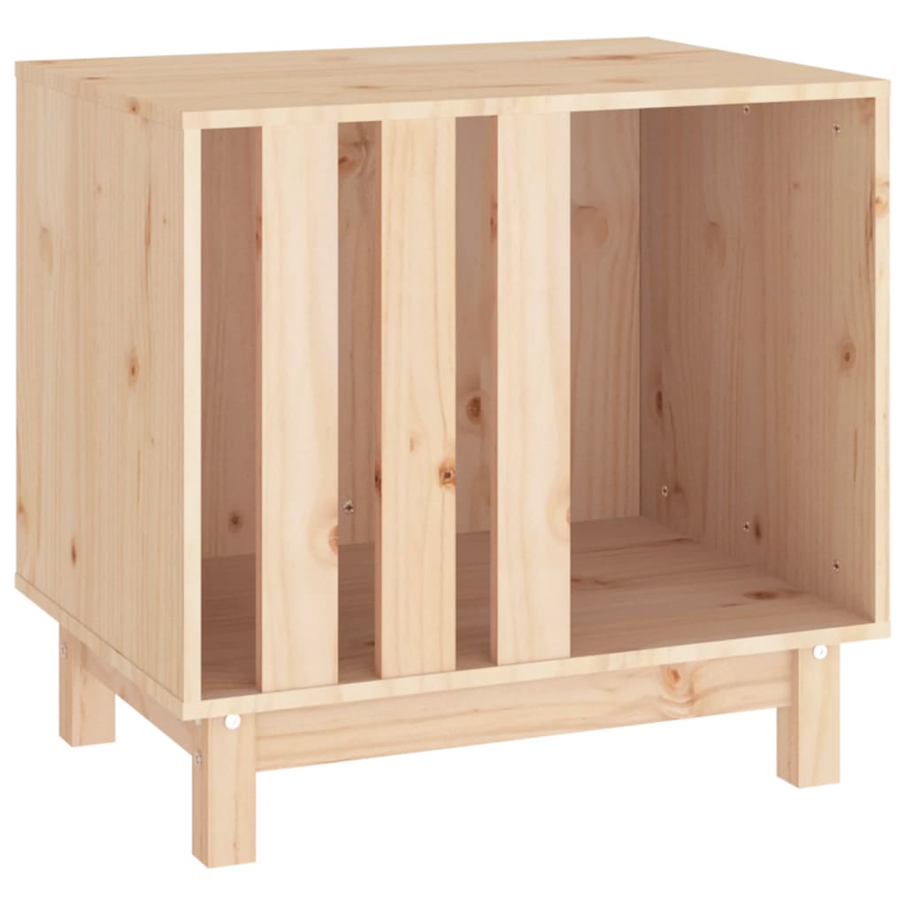Casota para cães 60x45x57 cm madeira de pinho maciça