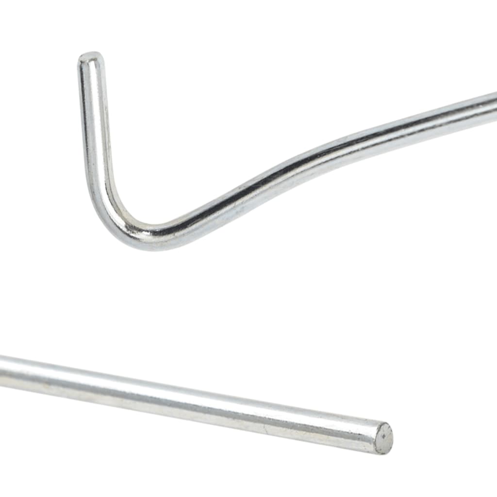 Estacas para tenda 25 pcs 30 cm ø5 mm aço galvanizado