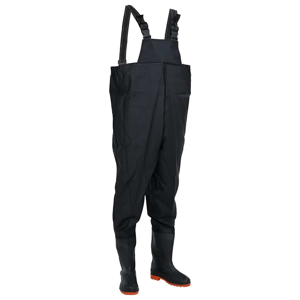 Jardineiras com botas tamanho 40 preto