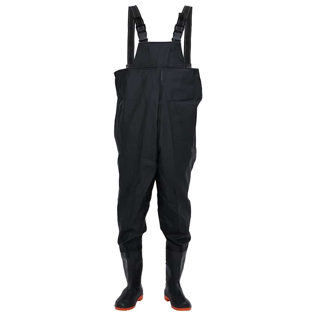 Jardineiras com botas tamanho 40 preto