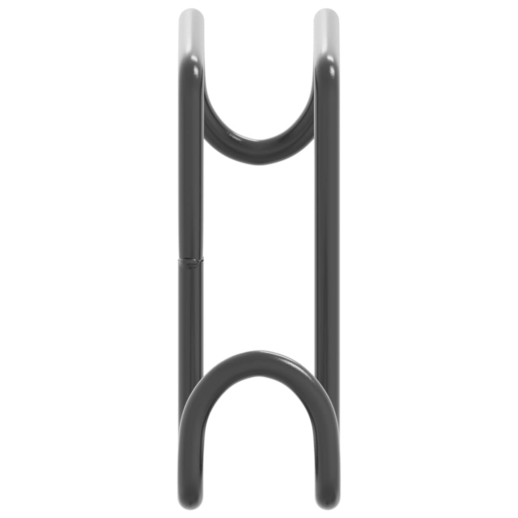 Suportes de brida 3 pcs aço preto