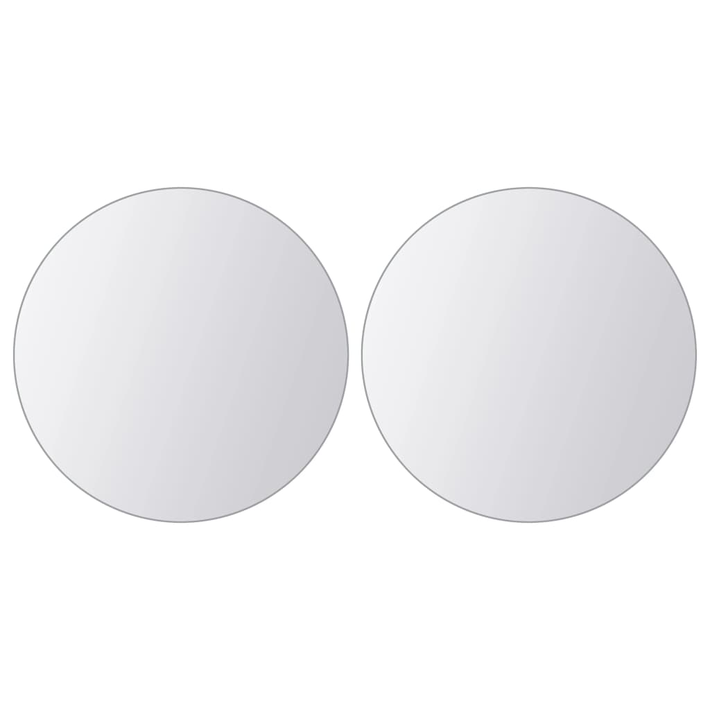 16 Pcs ladrilhos vidro espelhado redondos
