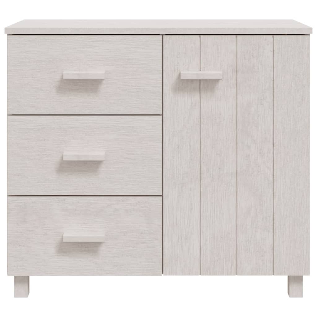 Aparador hamar 90x40x80 cm pinho maciço branco