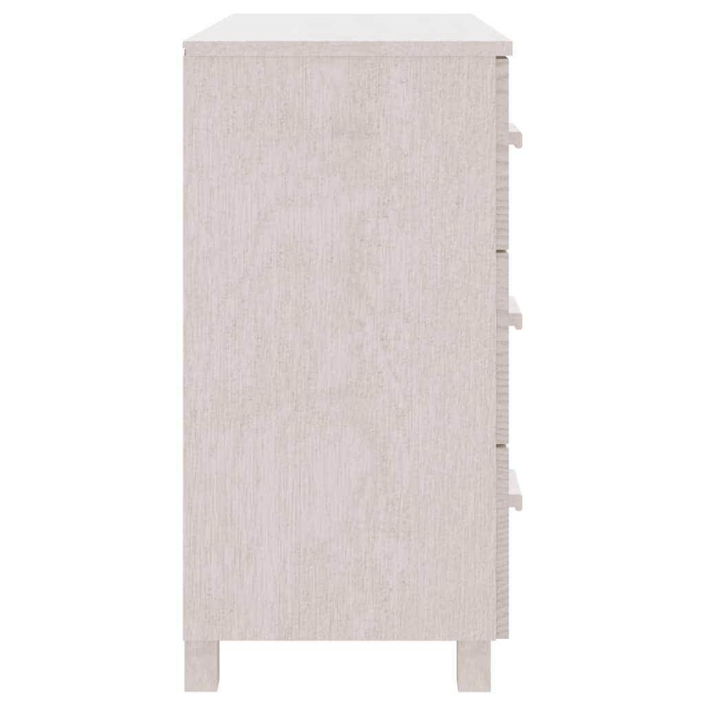 Aparador hamar 90x40x80 cm pinho maciço branco