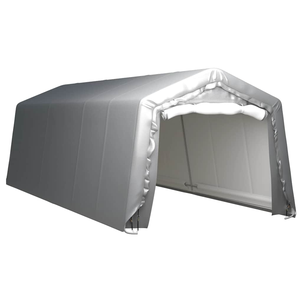 Tenda de armazenamento 300x750 cm aço cinzento