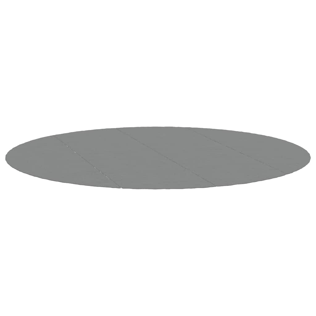 Pano para chão de piscinas ø428 cm poliéster geotêxtil cinza