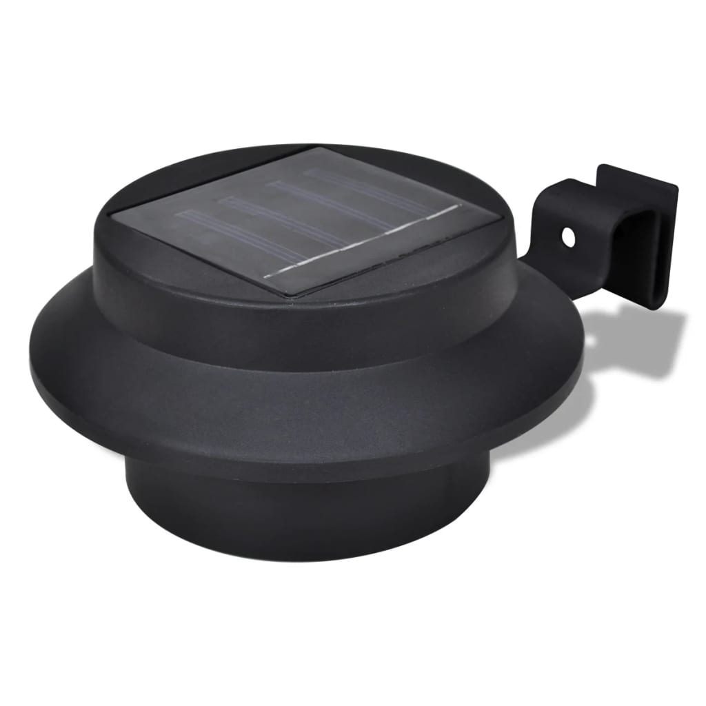 Conjunto lâmpada solar 6 peças de exterior para a cerca calha