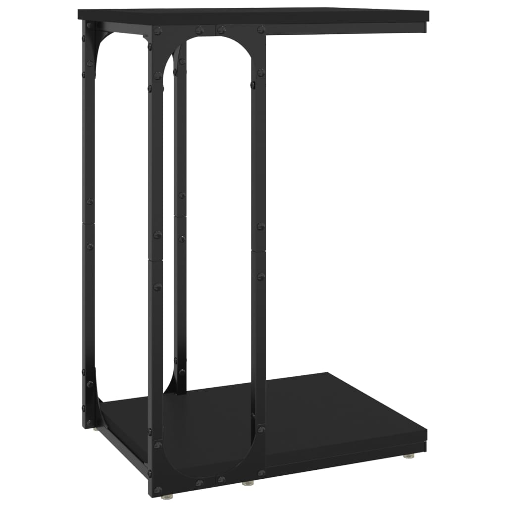 Mesa de apoio 40x30x60 cm derivados de madeira preto