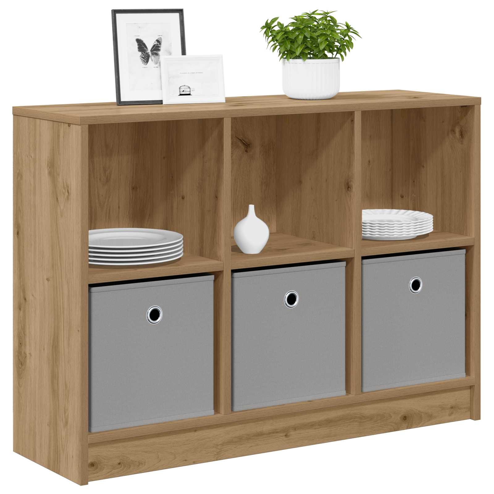 Buffet carvalho artesanal 88,5 x 27,5 x 63,5 cm