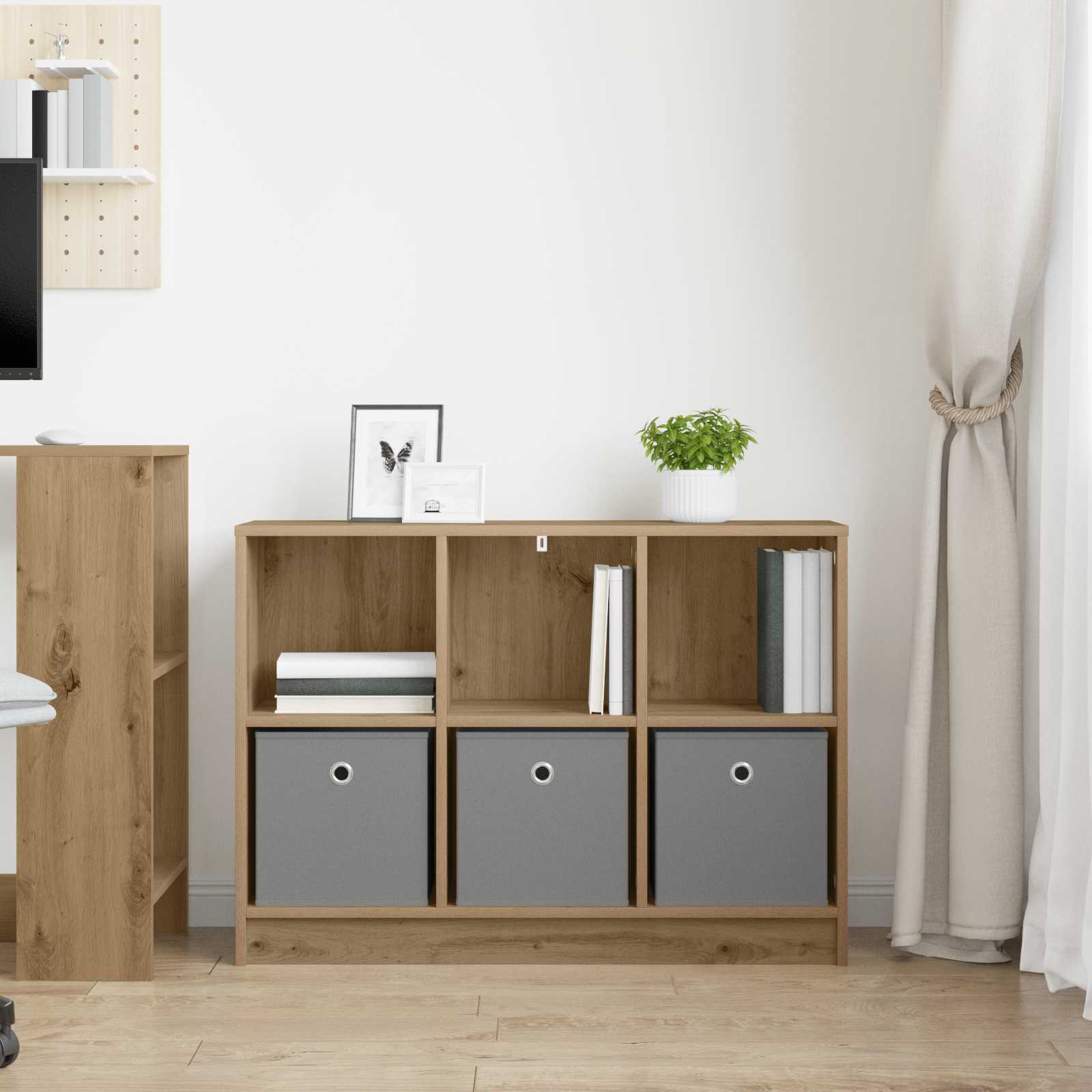 Buffet carvalho artesanal 88,5 x 27,5 x 63,5 cm