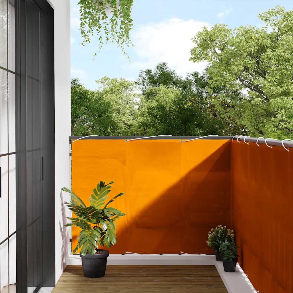 Tela de varanda 120x1000 cm 100% poliéster oxford laranja
