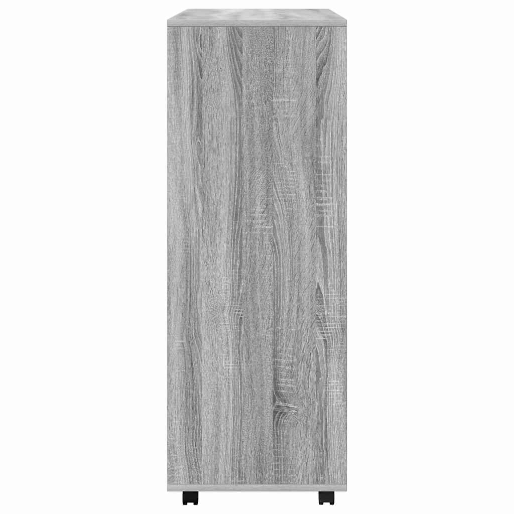 Roupeiro 80x40x110 cm derivados de madeira cinzento sonoma