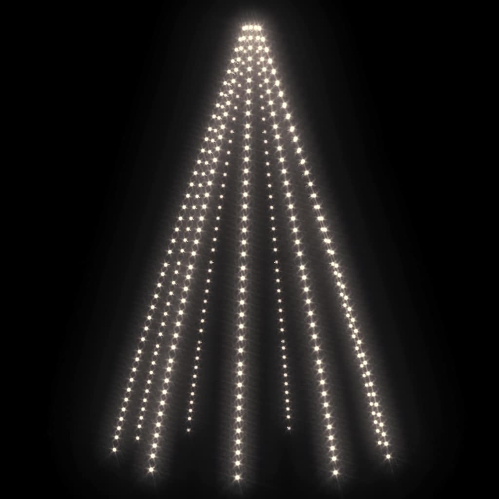 Cordão de luzes árvore de natal 400 luzes LED 400cm branco frio