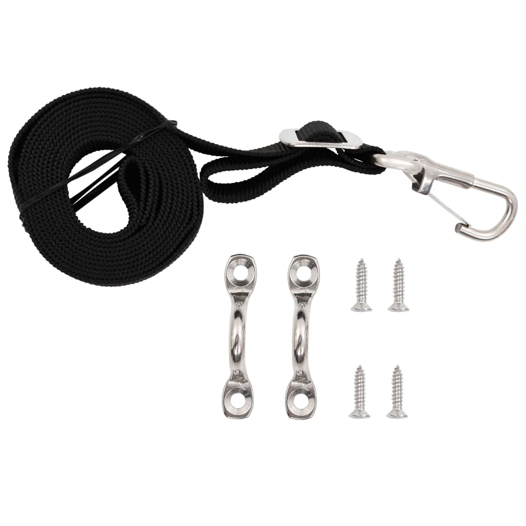 Alças superiores para bimini 2 pcs tecido e aço inoxidável
