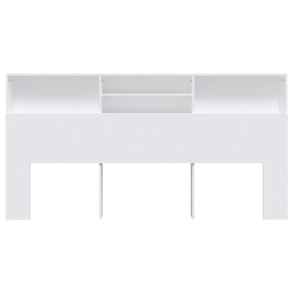 Armário de cabeceira 200x19x103,5 cm branco