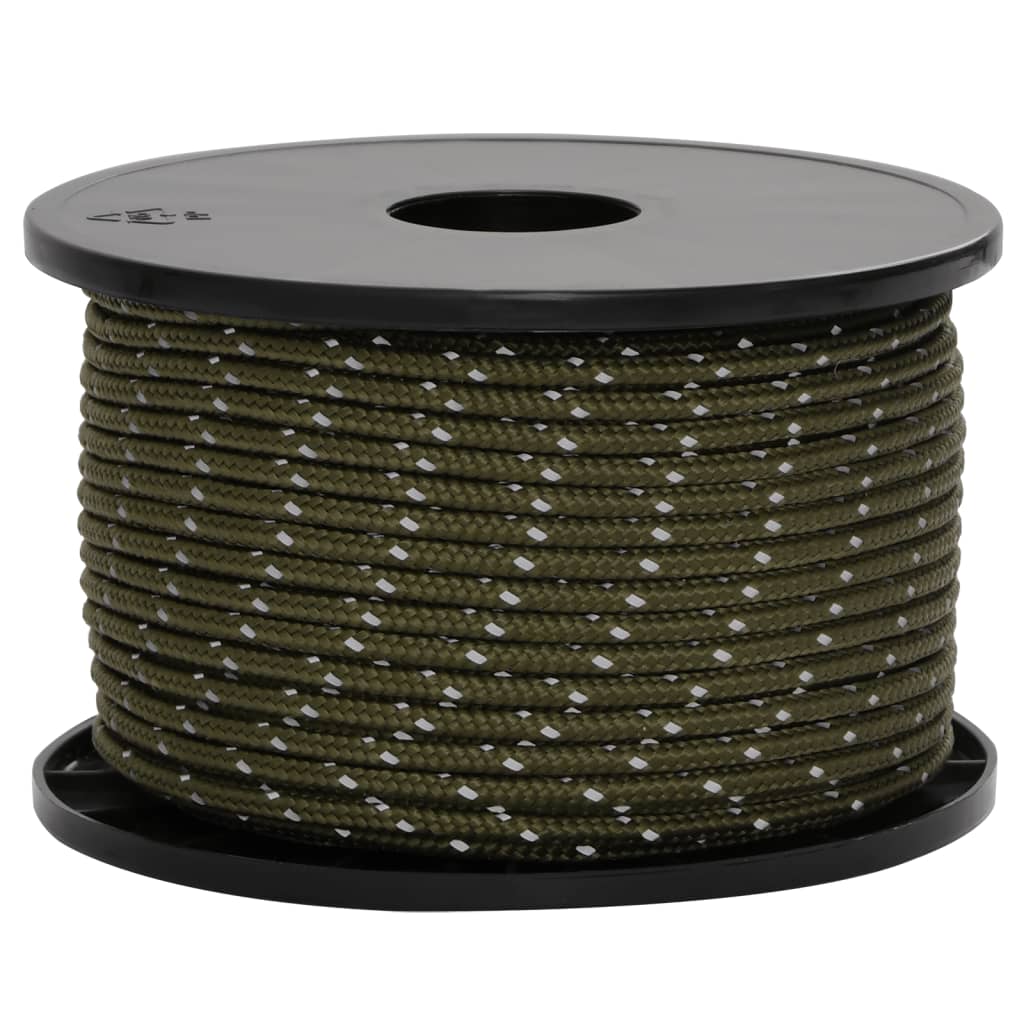 Corda para tenda com tiras refletoras e esticadores 50 m 5 mm