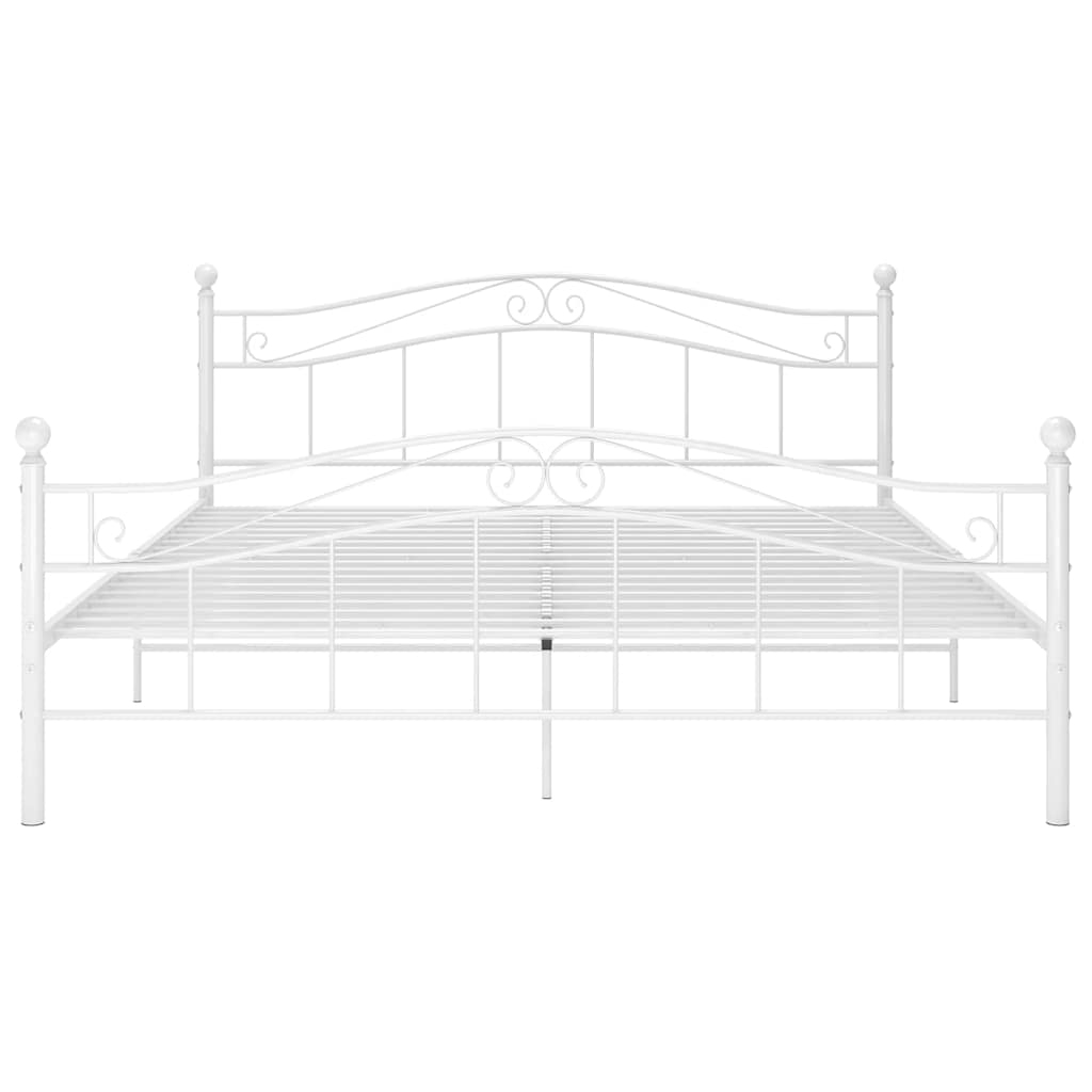 Estrutura de cama metal 160x200 cm branco