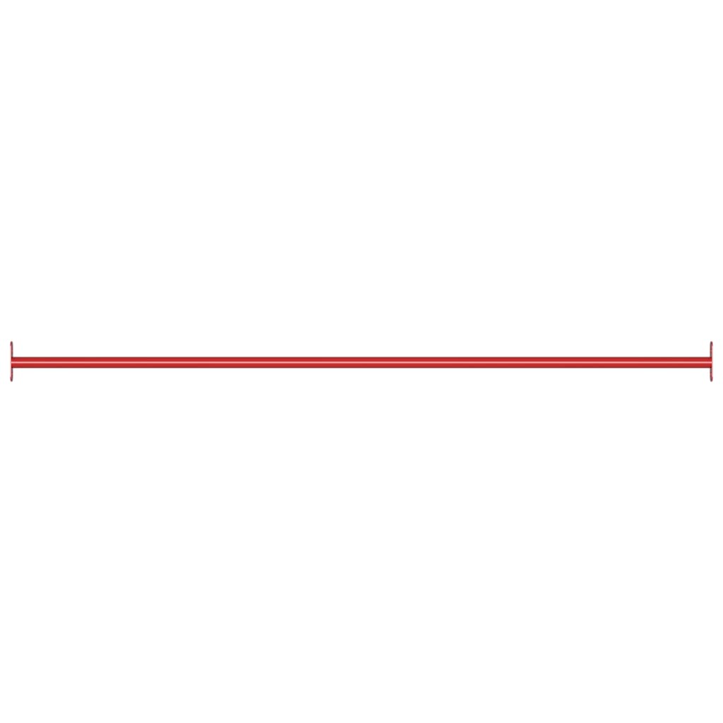 Barra suspensa para crianças 125 cm aço vermelho