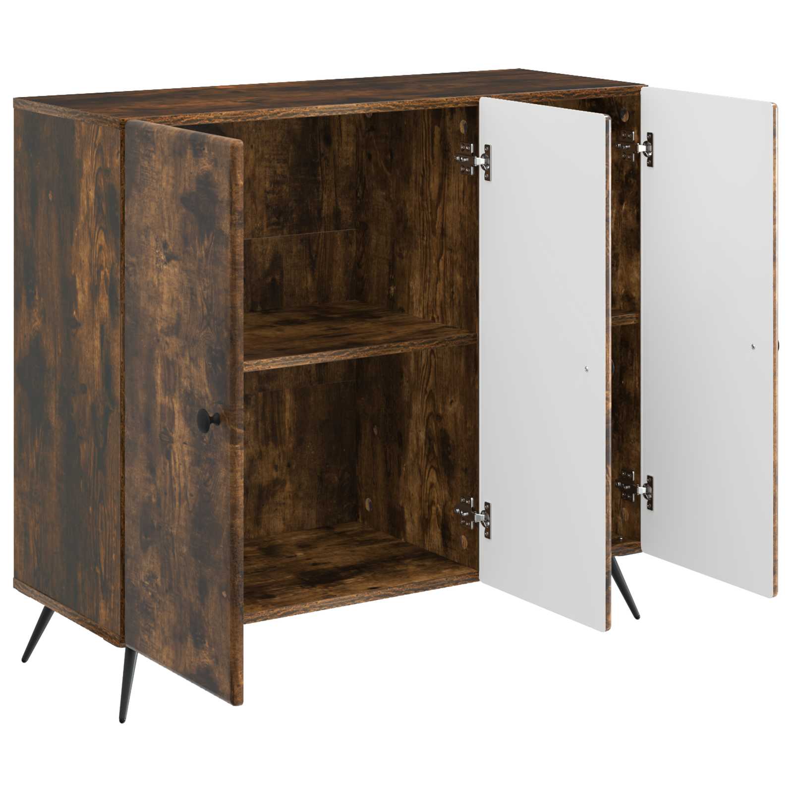 Buffet carvalho fumado 89 x 34,5 x 80 cm derivados de madeira