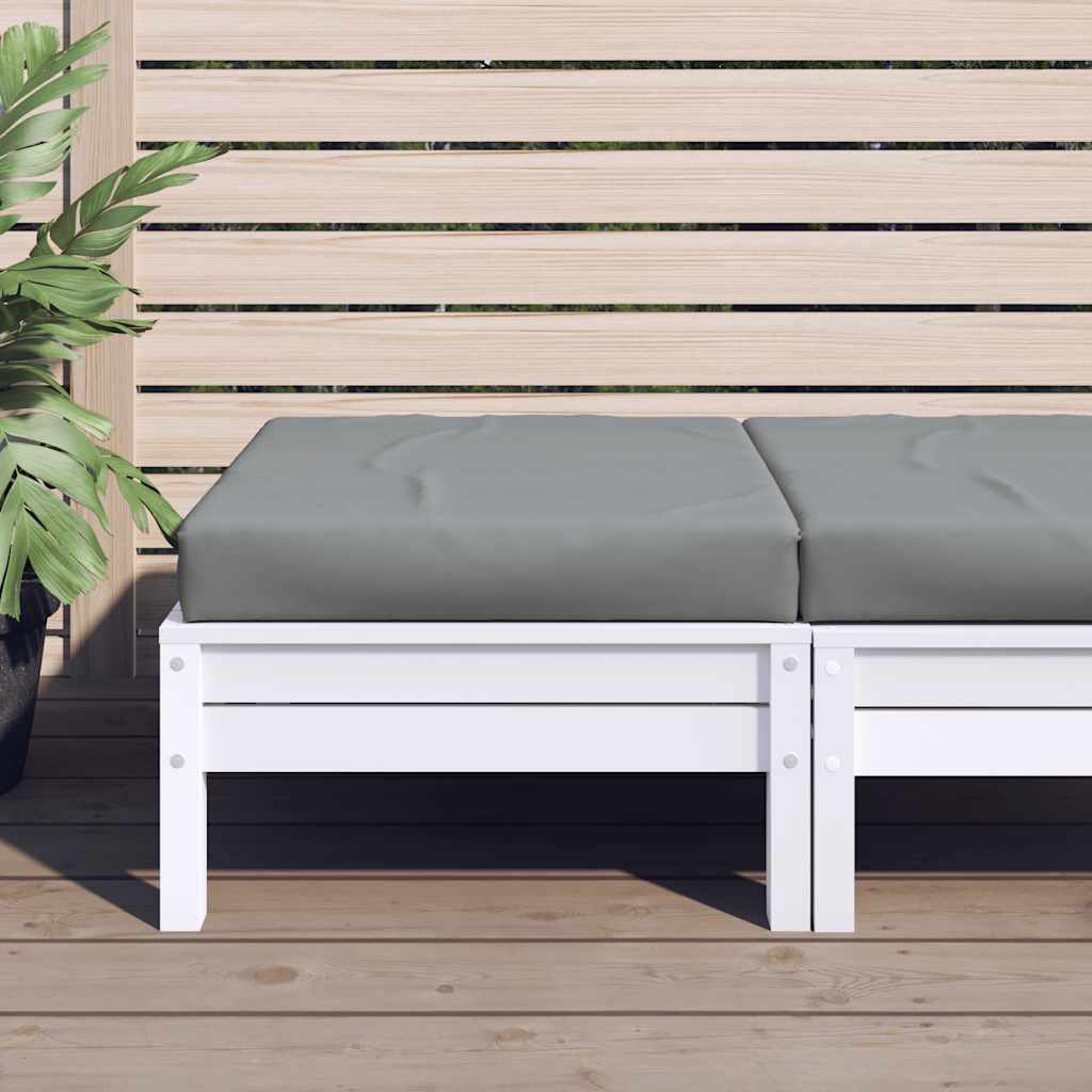 Almofadão p/ móveis de paletes 60x60x9,5 cm tecido oxford cinza